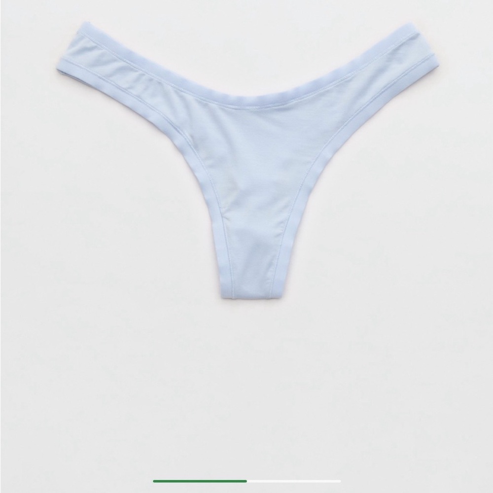 Aerie super chill modal Light Blue Thong. Lg